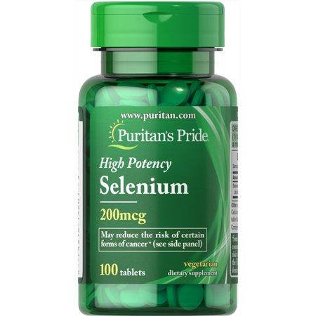 

Puritan's Pride Selenium 200 mcg 100 tabs