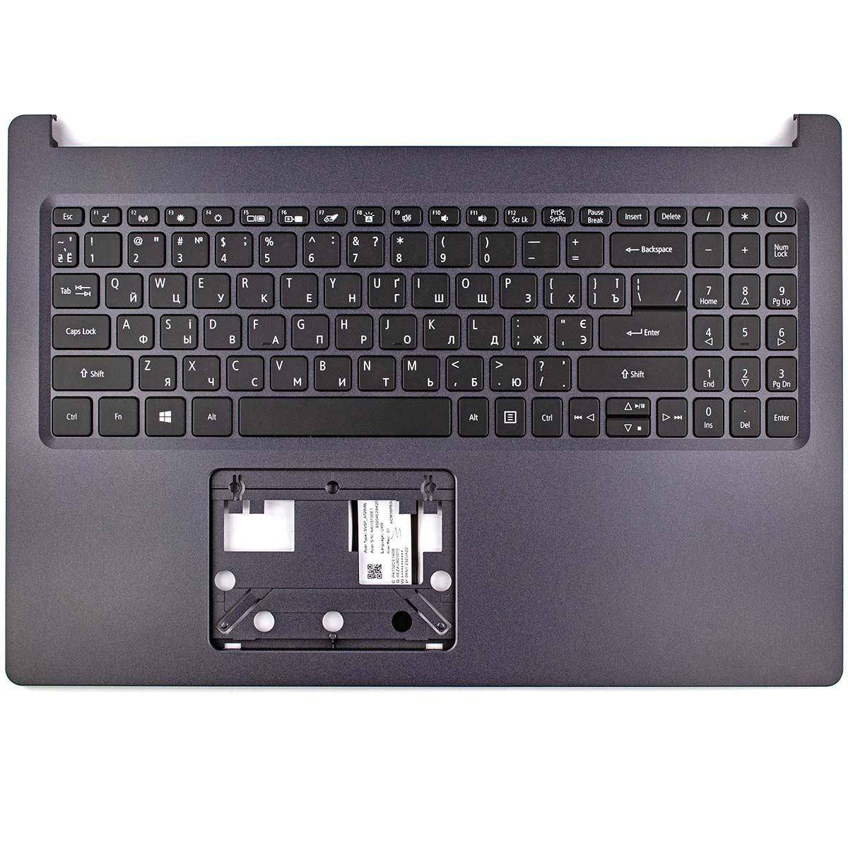 

Корпус верхняя крышка для Acer Aspire A515-54 A515-54G, (топкейс с клавиатурой с подсветкой, 6B.HDGN7.063,
