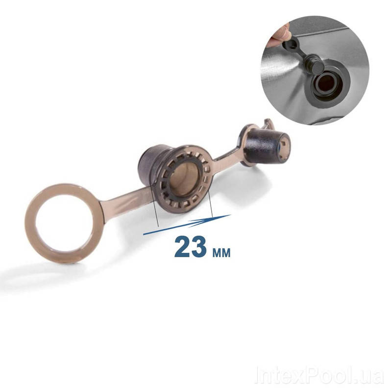 

Клапан съемный силиконовый «2 в 1» Intex 11538G, серый