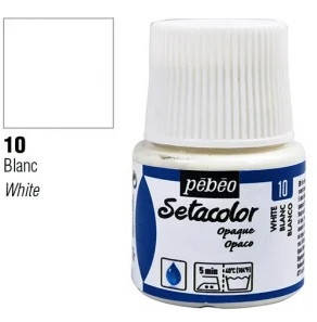 

Краска по светл.и темн.тканям нерастекающаяся "Setacolor Opaque" 45мл БЕЛЫЙ