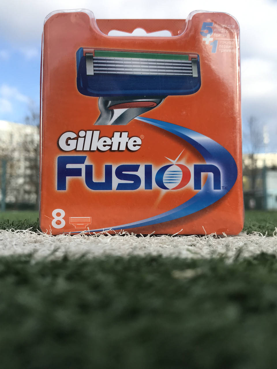 

Gillette Fusion 8шт. (джилет фьюжн) сменные кассеты лезвия картриджи для бритья