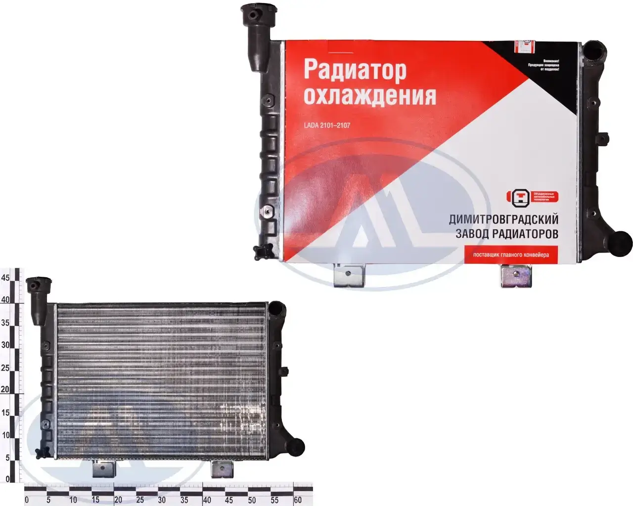 

Радиатор ВАЗ 21073 инж., алюм., основной