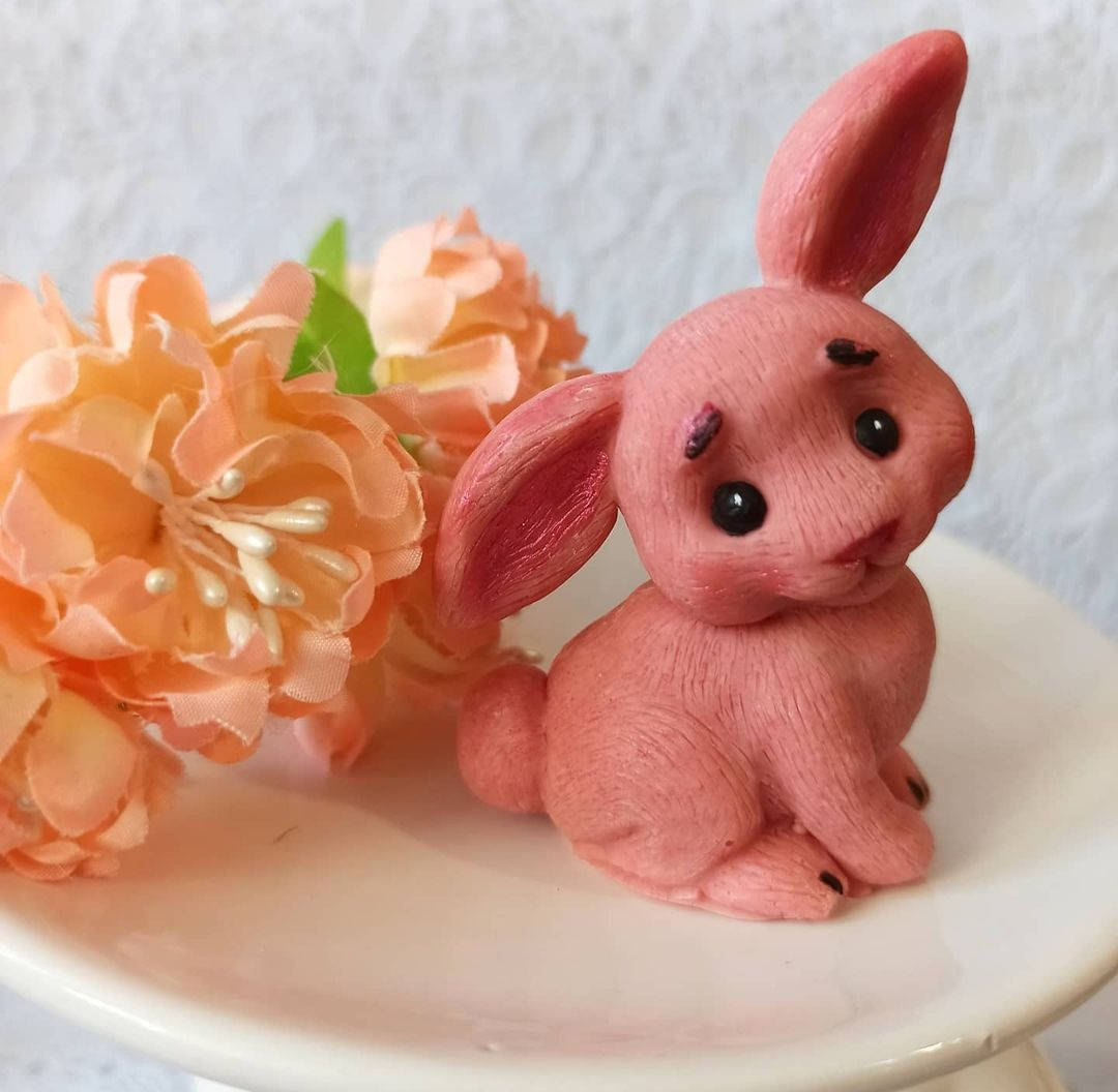 

Шоколадные фигурки зайчика Фигурки на торт Милый подарок детям на Пасху