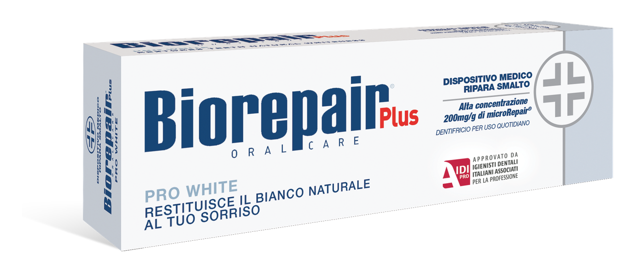 

Зубная паста BIOREPAIR PLUS PRO WHITE ПРОФЕССИОНАЛЬНАЯ Отбеливающая 75 мл