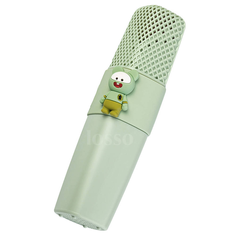 

Караоке микрофон детский аккумуляторный LOSSO KIDS K9 Premium, зеленого цвета