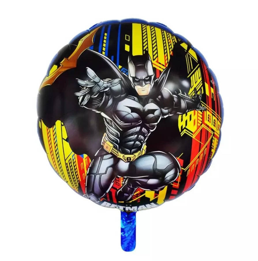 

Фольгированный шар круг "Бетмен" 18" Китай, Черный
