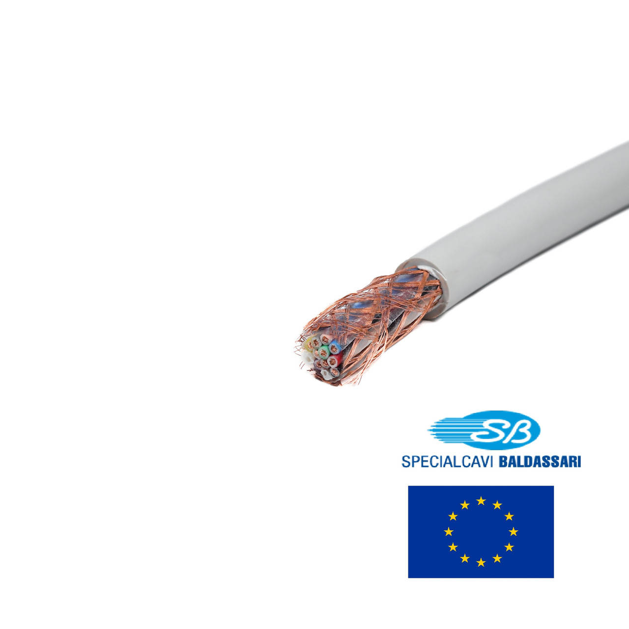 

Кабель медный гибкий 12x0,35 экранированный FROH2R FR300S-12035 CONTROLFLEX Specialcavi контрольный управления