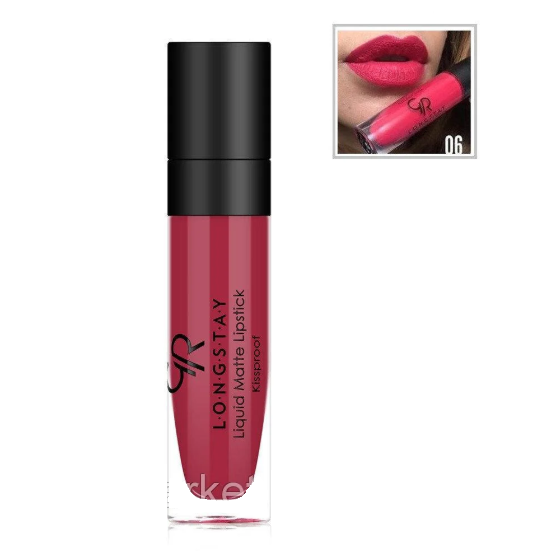 

Помада для губ Golden Rose Longstay Liquid Matte №6, Питание