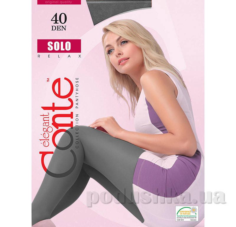 

Колготки серые 40 Den Solo Conte 8С-38СП Grafit, Серый