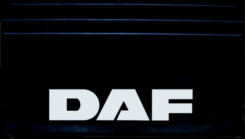 

Брызговики задние для грузового автомобиля DAF (объемная надпись)
