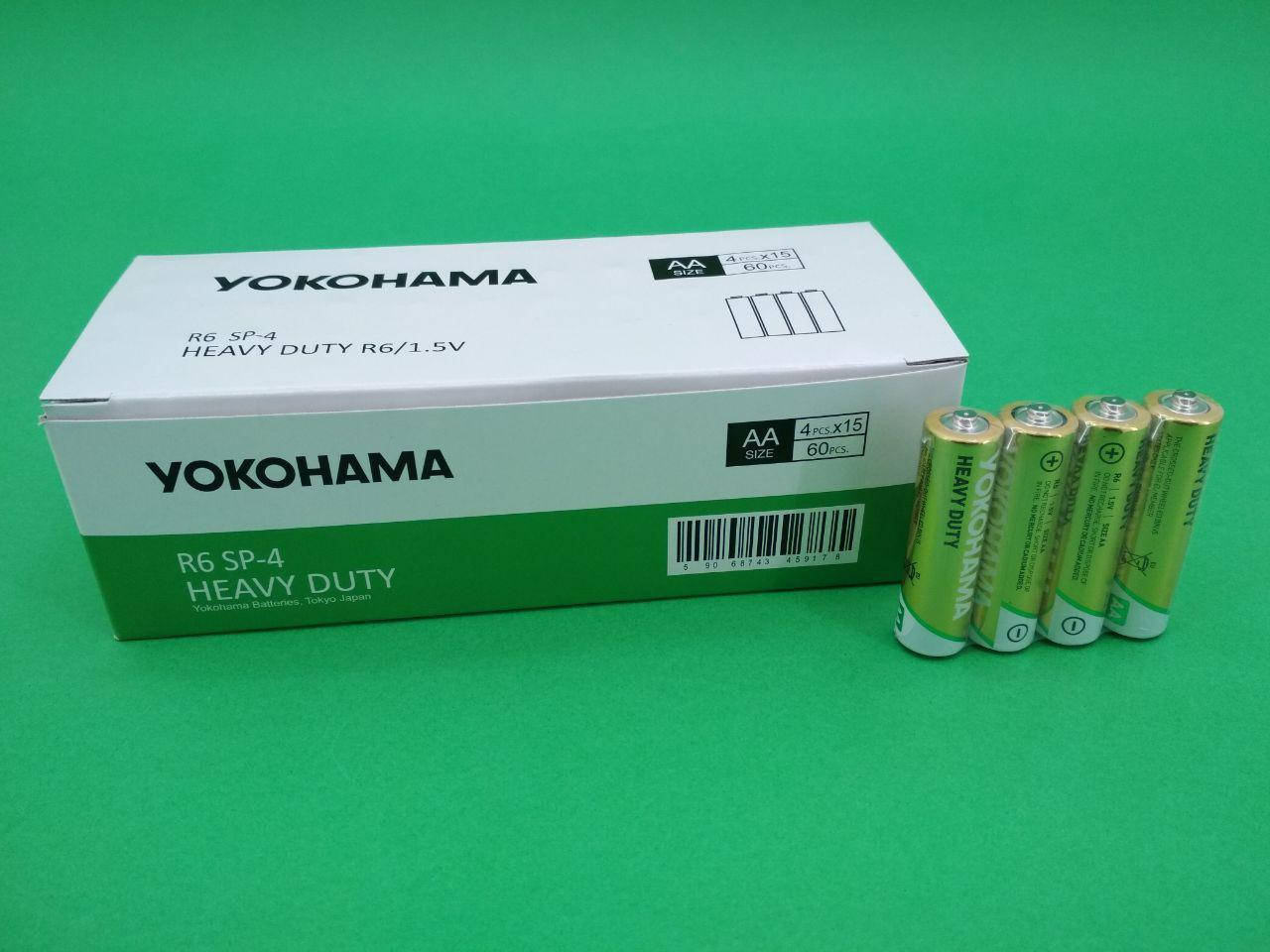 

Батарейка Yokohama (АА R6) солевые (Б-4) (4 шт)