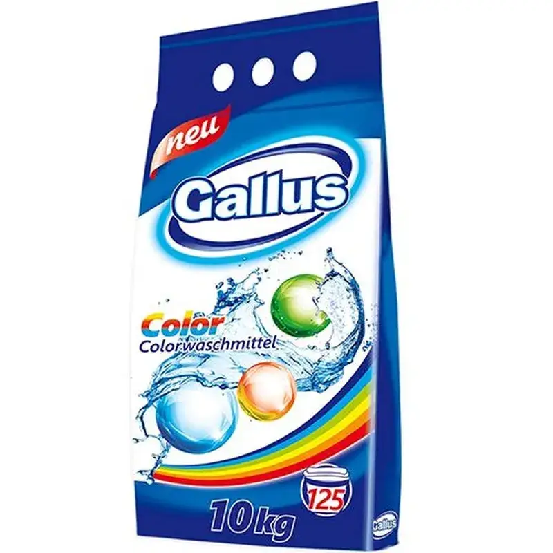 

Стиральный порошок Gallus Color, 125 стирок (10кг.)