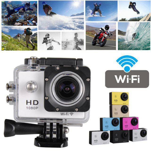

Экшн камера A7 FullHD + аквабокс + Регистратор Полный компект+крепление шлем