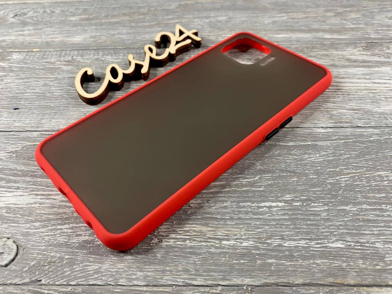 

TPU чехол накладка Matte Color Case (TPU) для OPPO Reno 4 Lite (6 цветов) красный