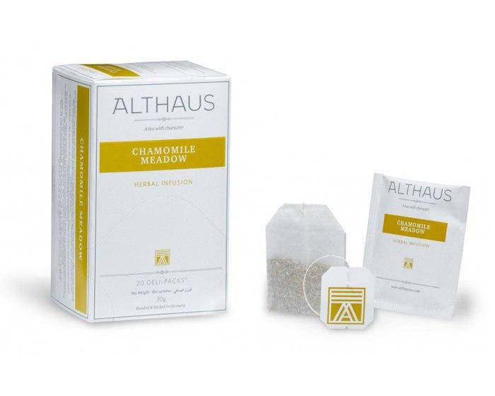 

Пакетированный чай Althaus Chamomile Meadow для чашек 200 мл.