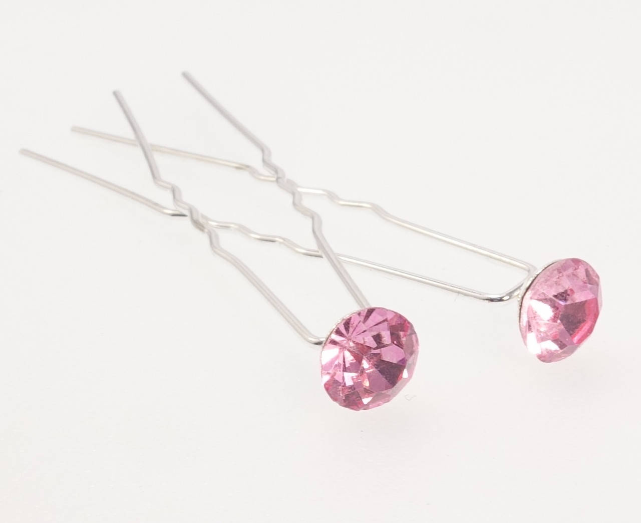 

Шпилька для волос "Розовый кристалл на шпильке" ø 8мм (цена за одну штуку)