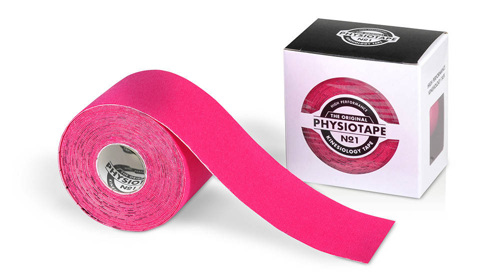 

Кинезио тейп PhysioTape No.1 (ФизиоТейп) 5см х 5м розовый