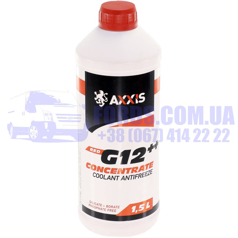 

Антифриз концентрат -80 (Красный 1.5л G12+) (1890260/WSSM97B44D/48021106362) AXXIS