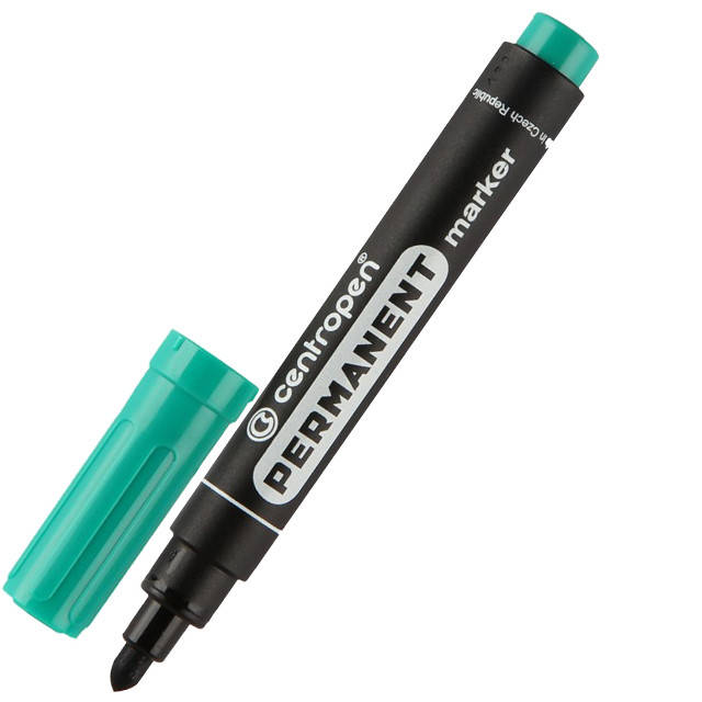 

Перманентный маркер Centropen 8566 2,5 мм зеленый, Зелёный