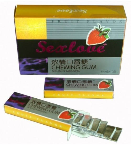 

Возбуждающая жвачка для женщин SexLove+