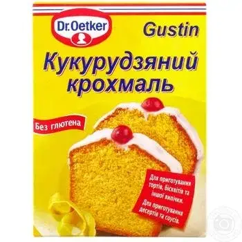 

Кукурудзяний крохмаль без глютена Dr.Oetker, 200 г