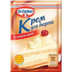 

Крем для торта со вкусом ванили Dr.Oetker