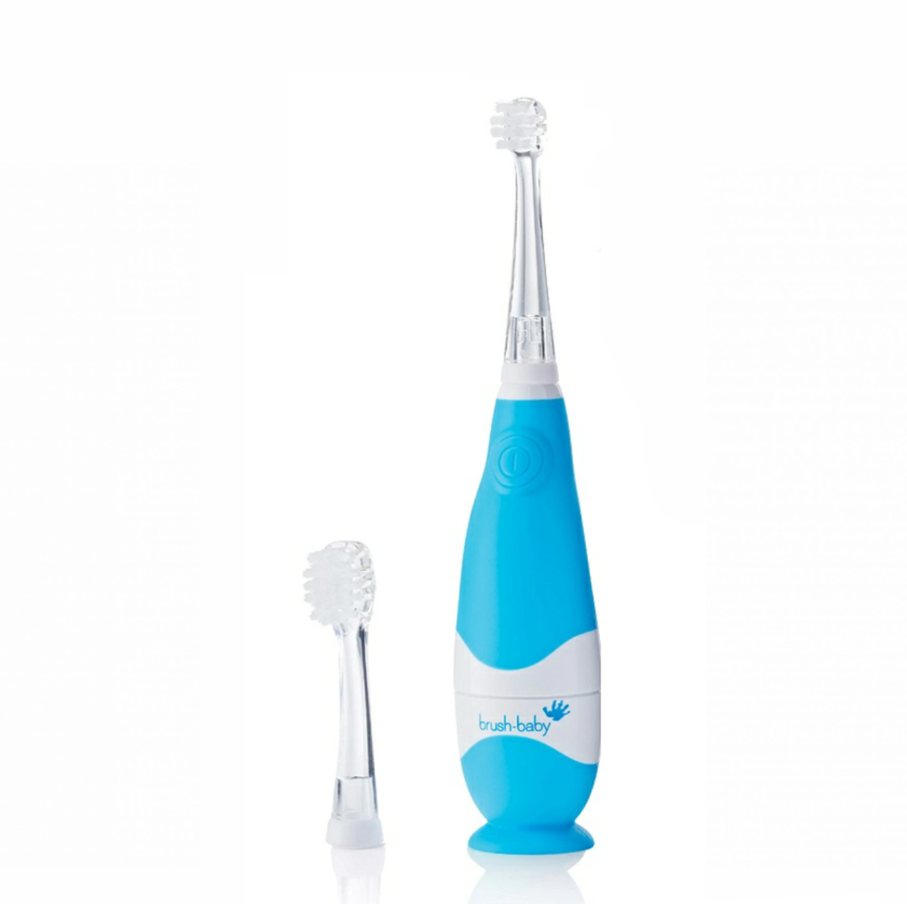 

Электрическая звуковая зубная щетка Brush Baby BabySonic (от 0 до 3 лет) синяя, Синий