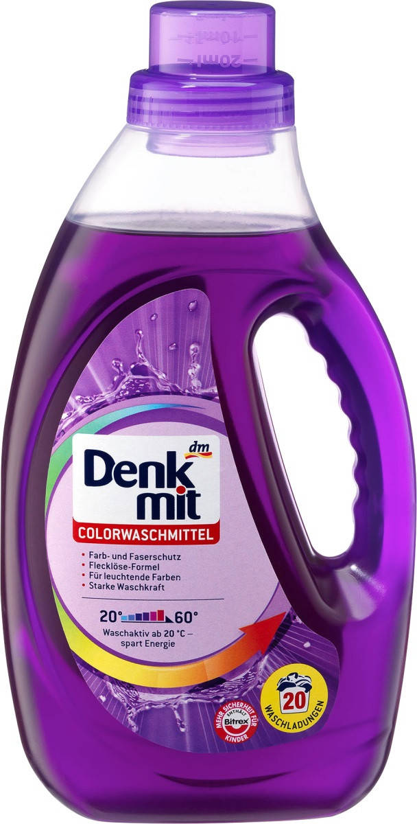 

Denkmit Colorwaschmittel гель для стирки цветного белья на 20 стирок 1,1 л