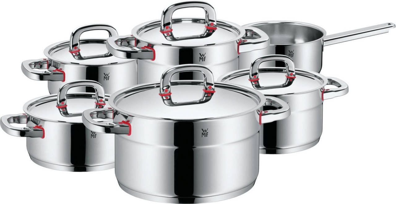 

Набор кастрюль WMF Premium One из 6 предметов, Красный