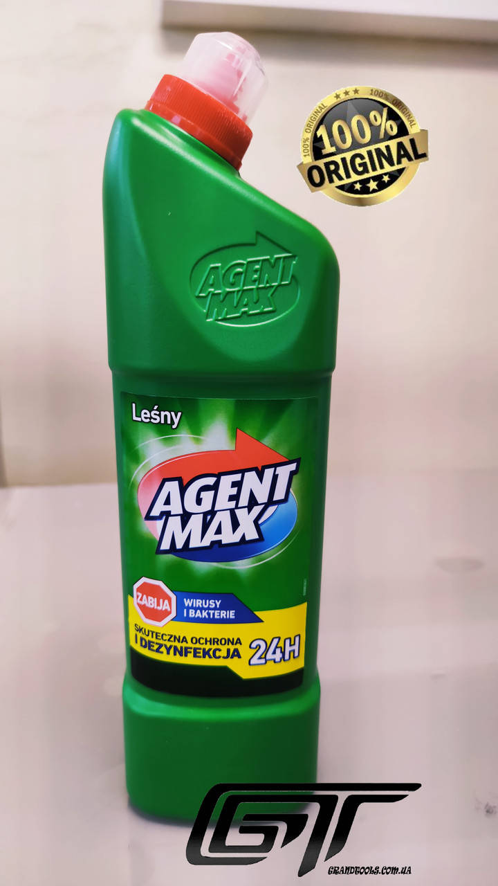 

Засіб для чищення унітазу Agent Max "Лісовий", 1,1 л Польща