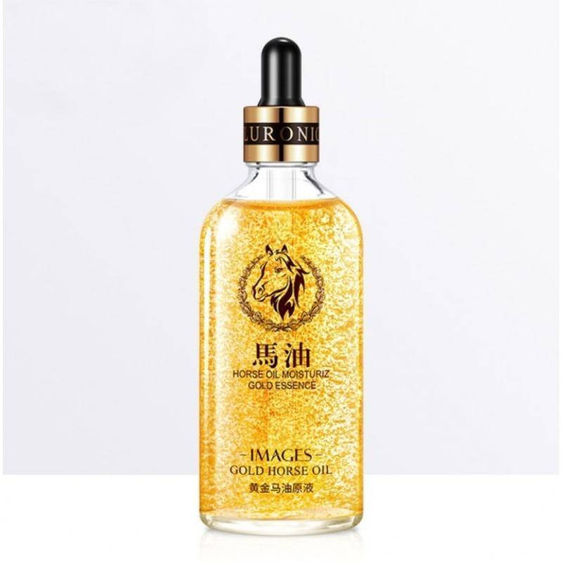 

Сыворотка с лошадиным жиром images horse oil moisturiz gold essence, 100 мл