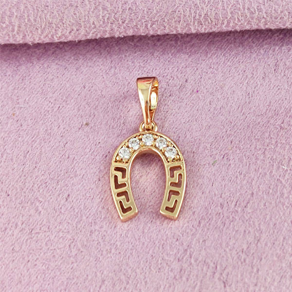 

Кулон Xuping Подкова медицинское золото позолота 18К А/В 5-0288