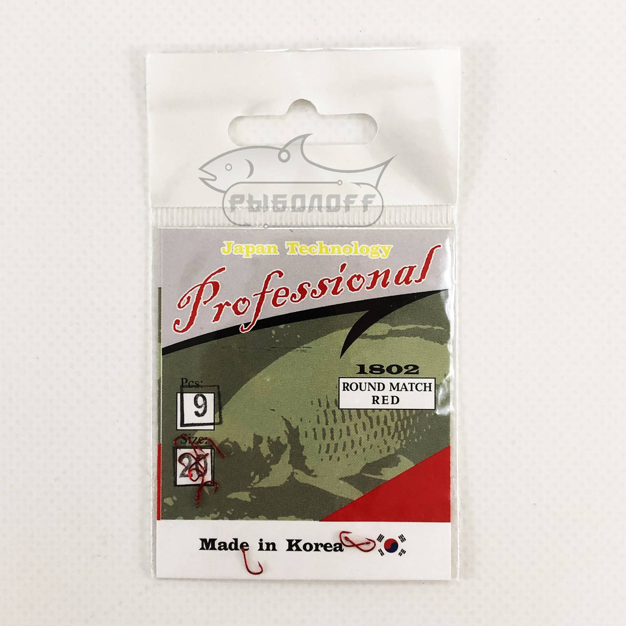 

Крючок Professional 1802 размер 20 количество 9