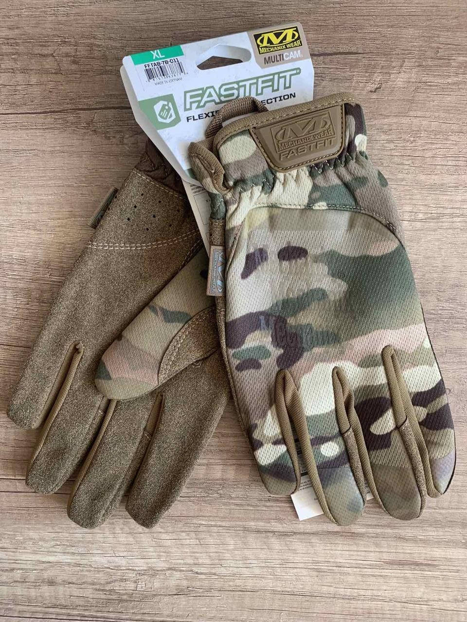 

Тактические перчатки FastFit Mechanix (мультикам)