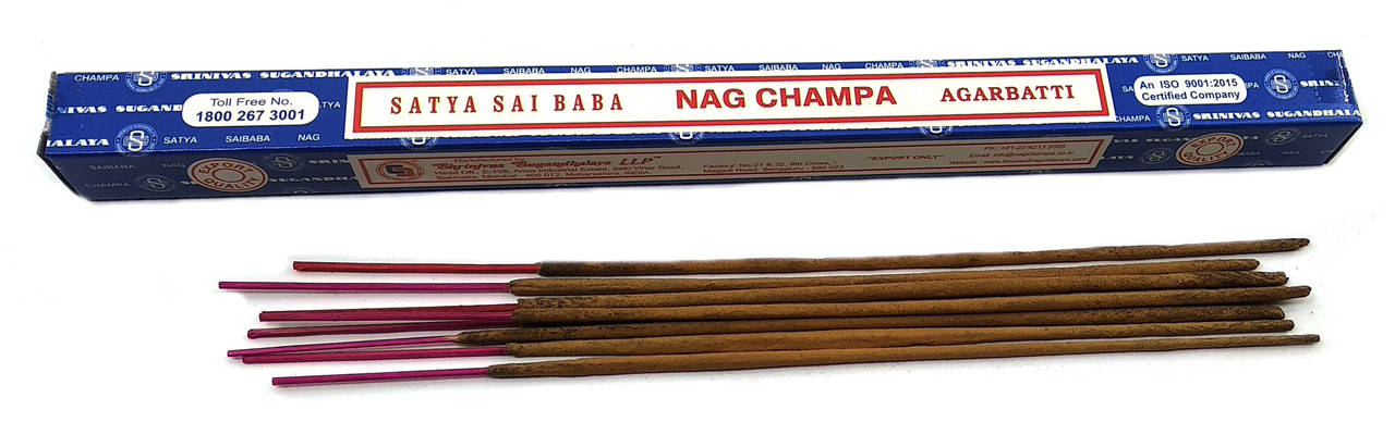 

Натуральные аромапалочки Nag champa (Нагчампа)(10 грм.) (Satya) масала благовоние