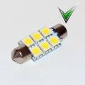 

Светодиодная автолампа типа C5W, S-36MM-6x5050, холодный