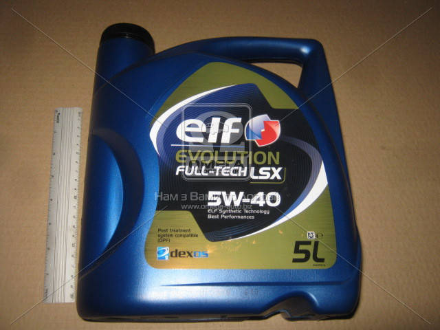 

Моторное масло ELF Evolution FULL-TECH LSX 5W-40 (Канистра 5л) 213922