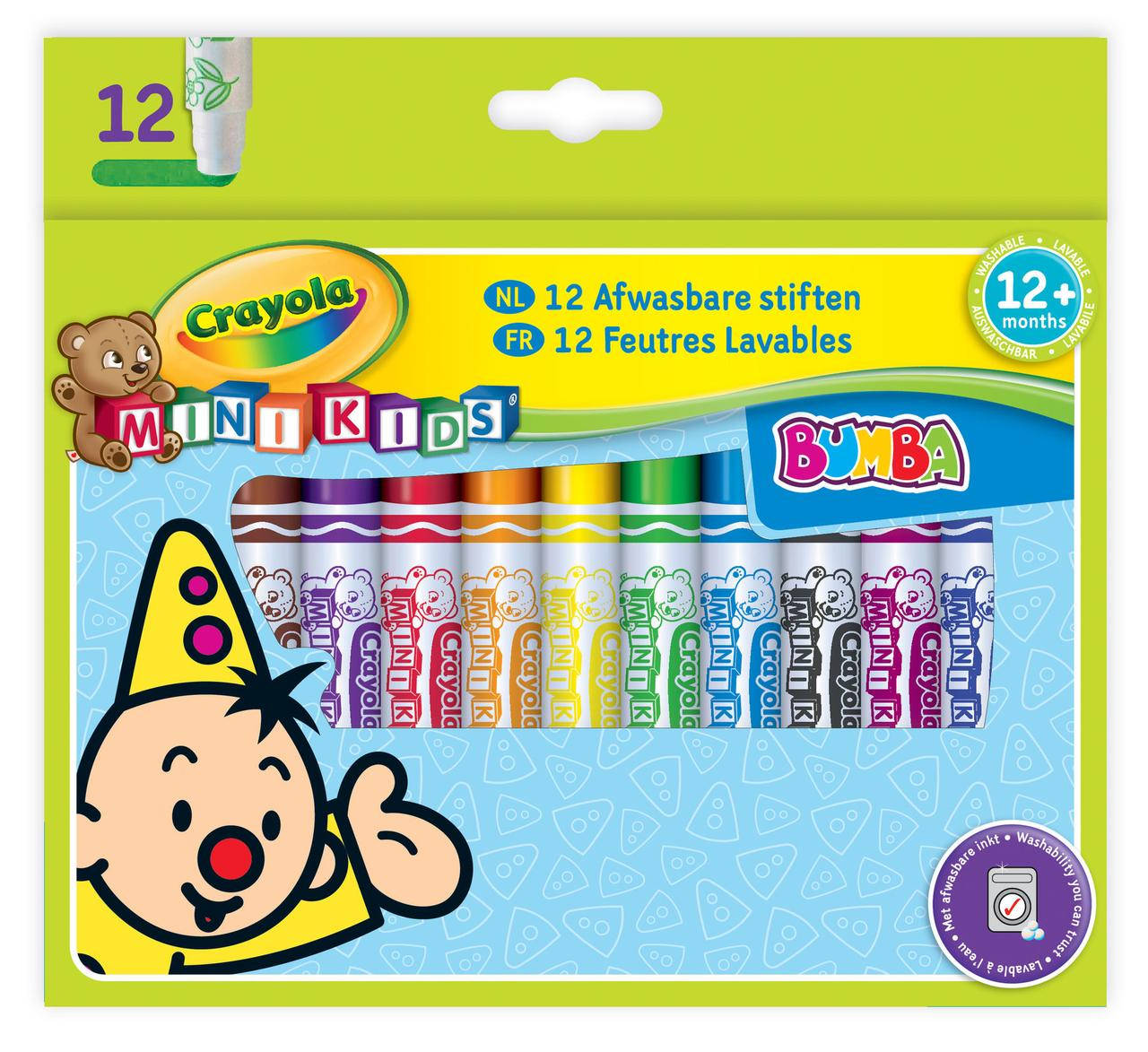 

Mini Kids Crayola Мои первые фломастеры (washable), 12 шт