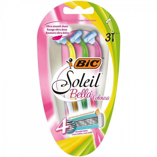 

Набор бритв без сменных картриджей BIC Soleil Bella Colours 3 шт