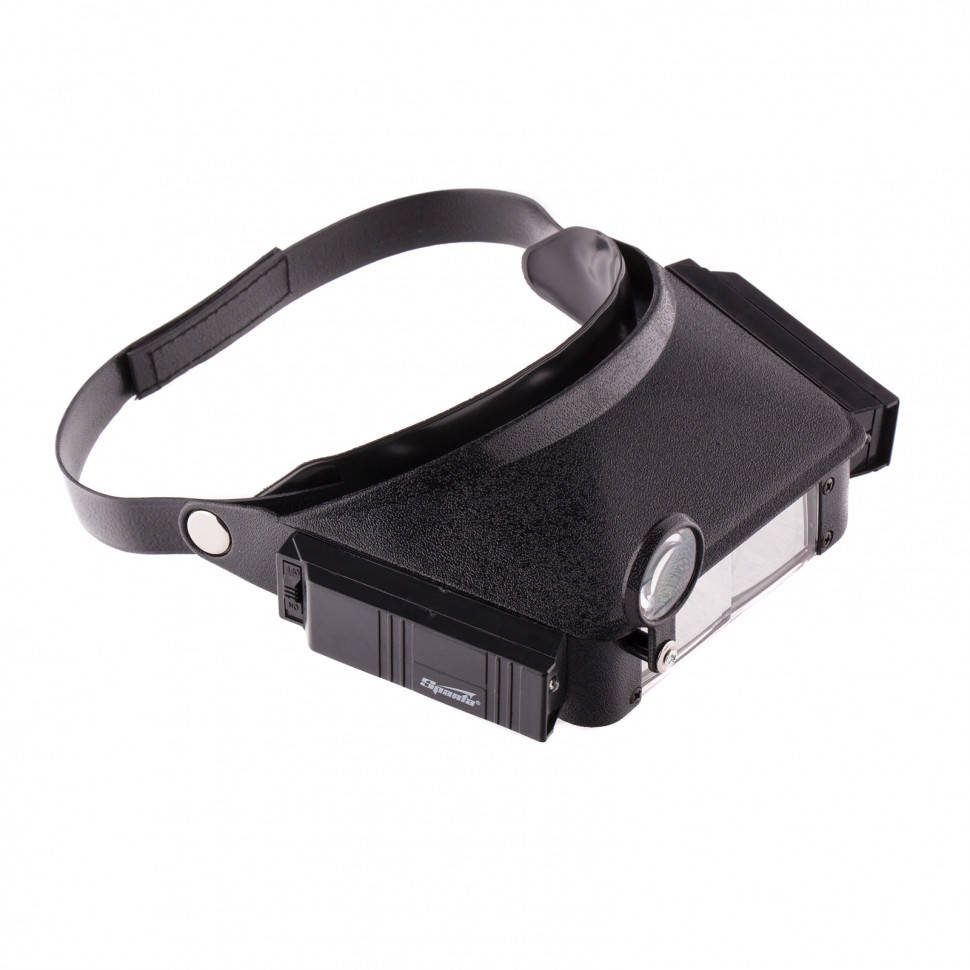 

SPARTA Лупа з додатковими лінзами, з підсвічуванням, для закріплення на голові// SPARTA