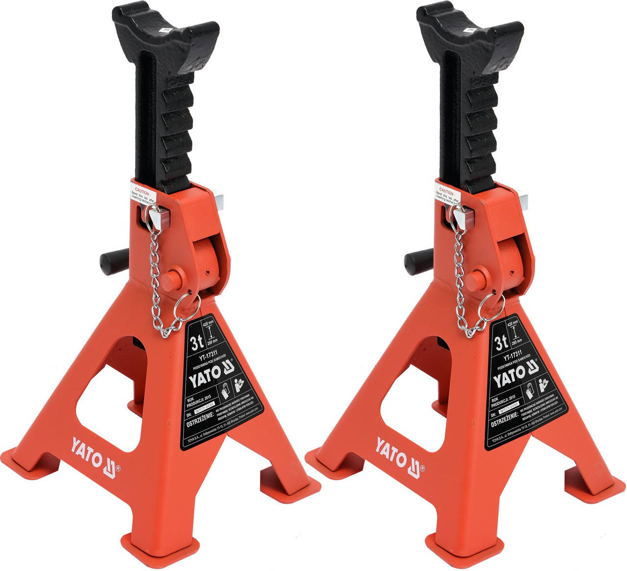 

Подставки под автомобиль 3 тонны YATO YT-17311