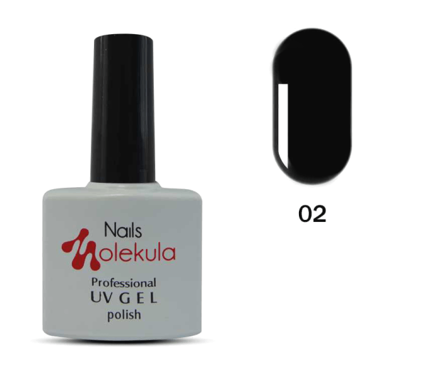 

Гель-лак Nails Molekula Professional №02 Черный