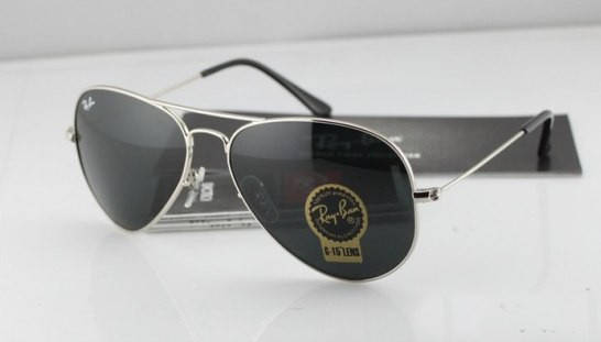 

Мужские солнцезащитные очки в стиле RAY BAN aviator (серебрянная оправа)
