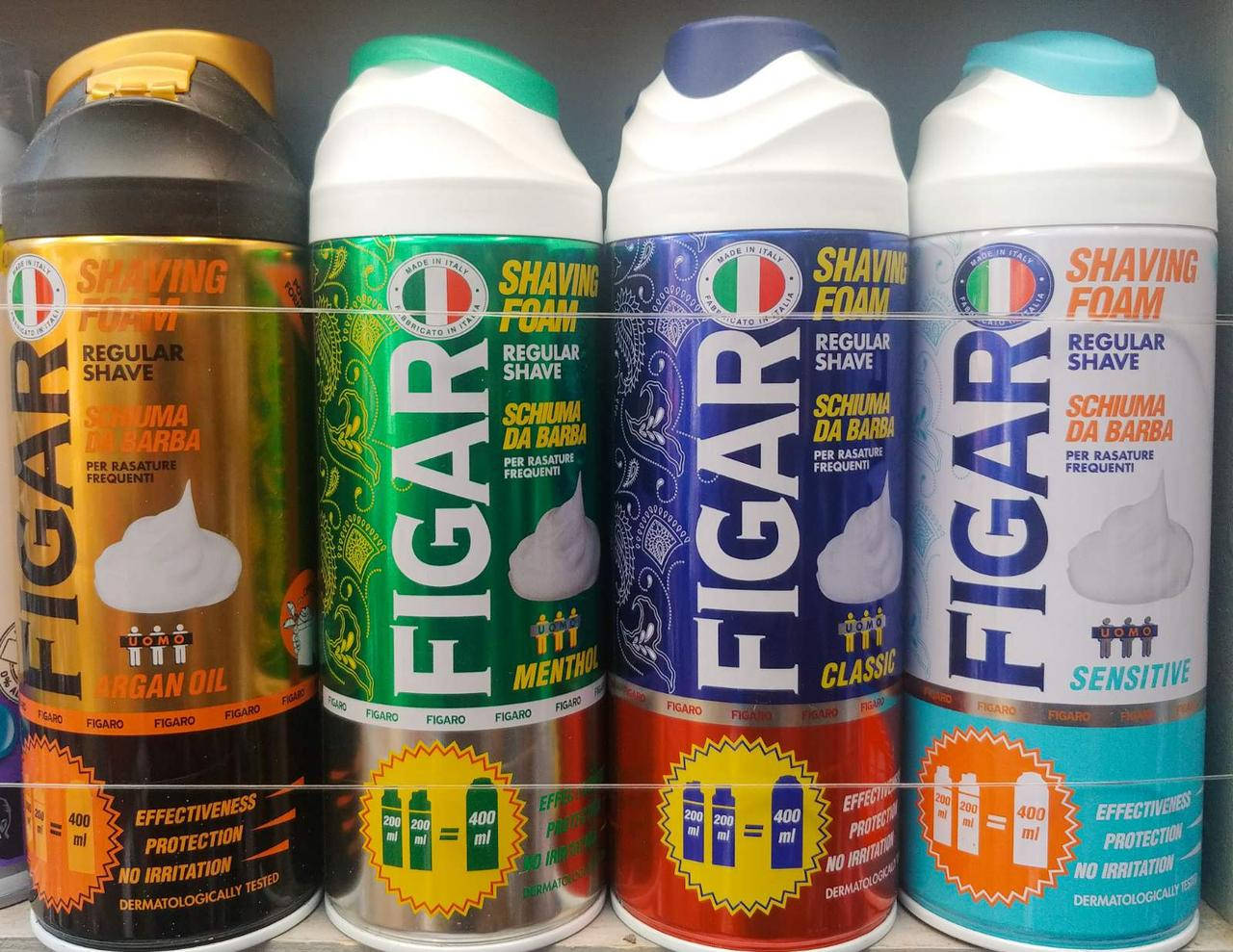 

Figaro пена для бритья в ассортиментне 400мл Италия