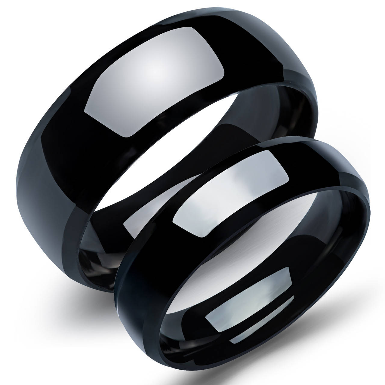 

Кольца для влюбленных "Black" от Spikes