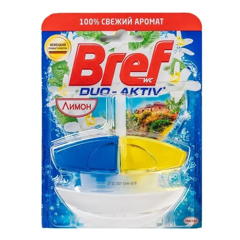 

Туалетний блок Bref Duo Aktiv з кошиком 50мл