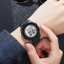 

Наручные мужские часы круглые Skmei 1895 Black спортивные с подсветкой / cекундомер / будильник + ПОДАРОК