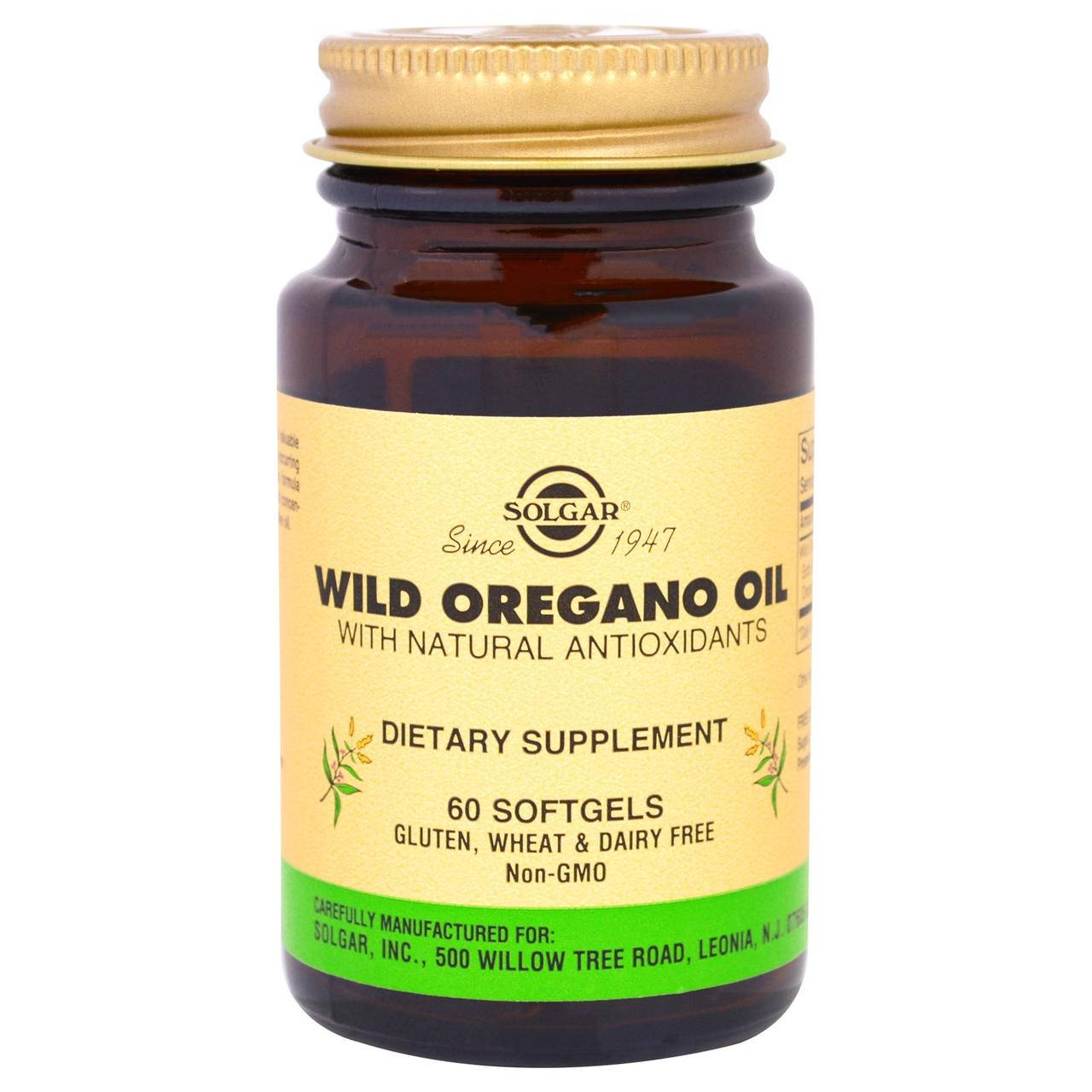 

Масло орегано (Wild Oregano Oil) 175 мг 60 капсул