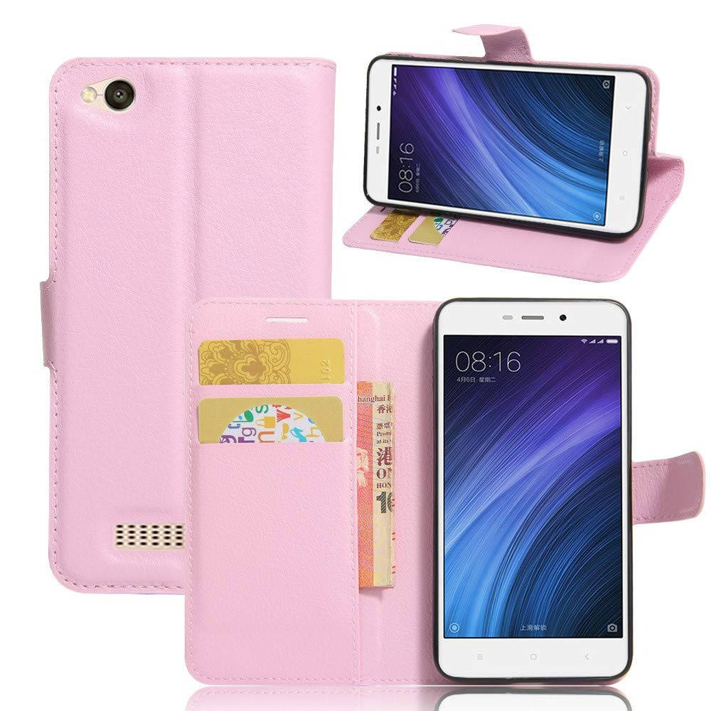 

Чехол-книжка Litchie Wallet для Xiaomi Redmi 4A Светло-розовый