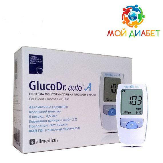 

Глюкометр GlucoDr auto (без полосок в комплекте)